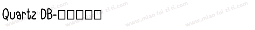 Quartz DB字体转换